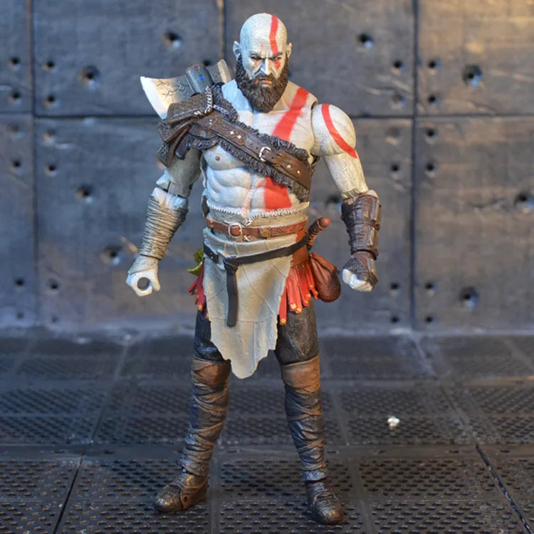 Kratos God of War Action Figure - 18cm PVC Collectible Model Statue from God of War 4