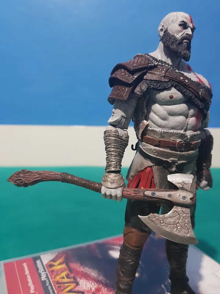 Kratos God of War Action Figure - 18cm PVC Collectible Model Statue from God of War 4