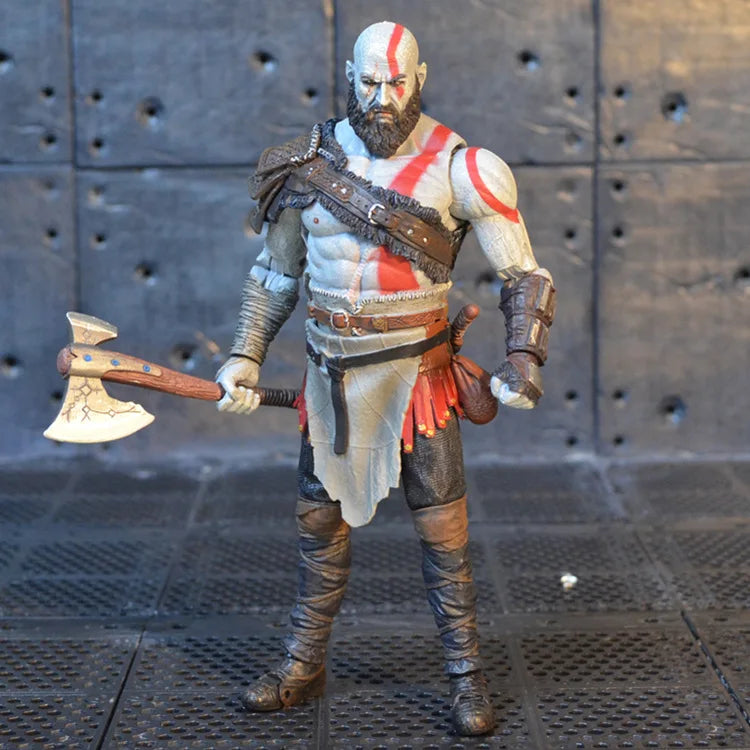 Kratos God of War Action Figure - 18cm PVC Collectible Model Statue from God of War 4