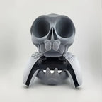 Skull Gaming Stand - 3D Printed Headset & Controller Holder for PS5 PS4 Xbox Desktop Organiser