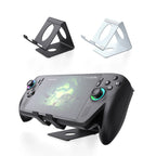 Universal Handheld Gaming Stand - Heavy Metal Base, Silicone Grip for Switch 2, Steam Deck & ROG Ally