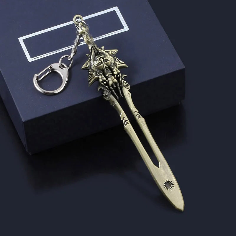God of War Keychain - Thor's Hammer Mjolnir for Collectors
