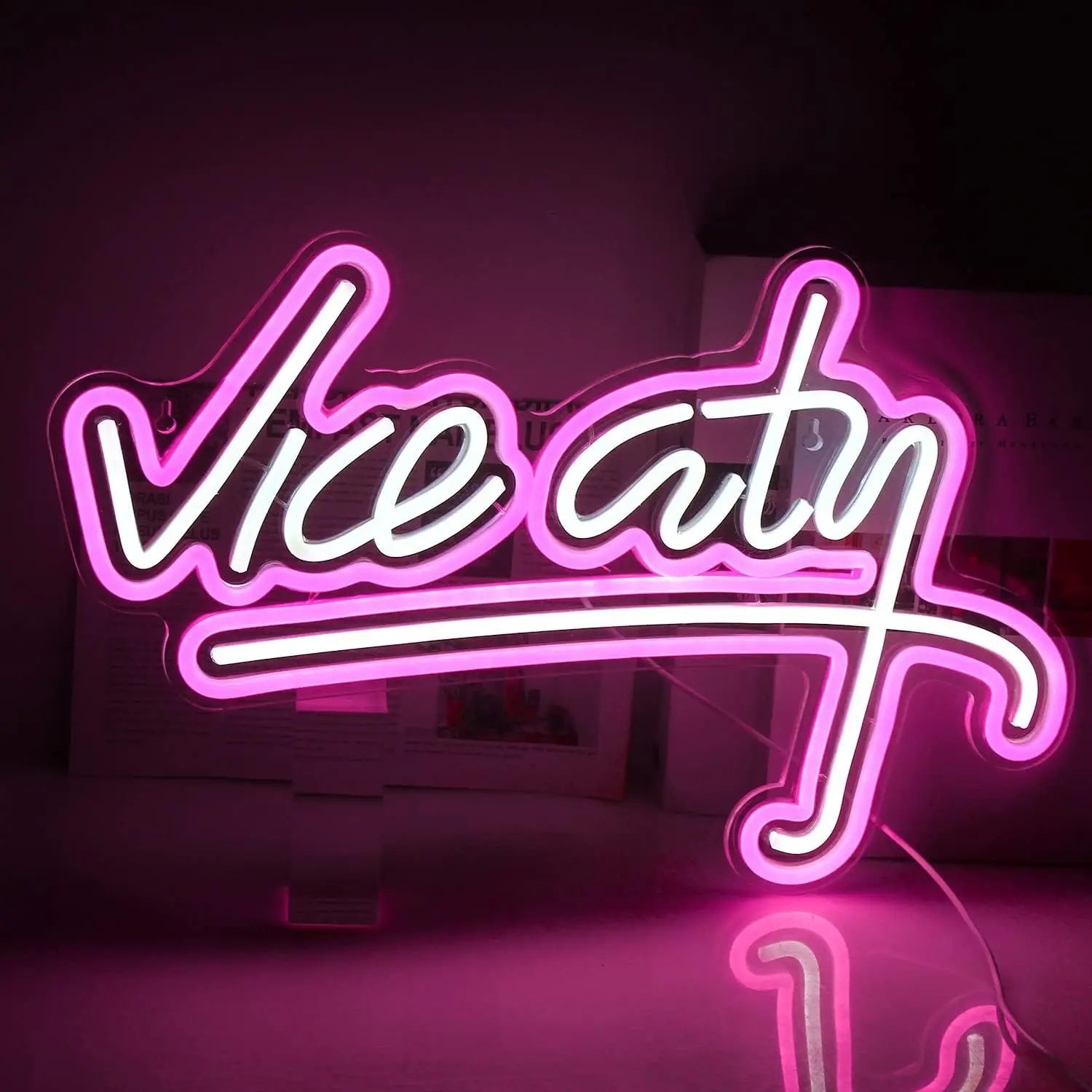 Vice City Neon Sign - LED Neon Light for Gaming Setup & Battlestation