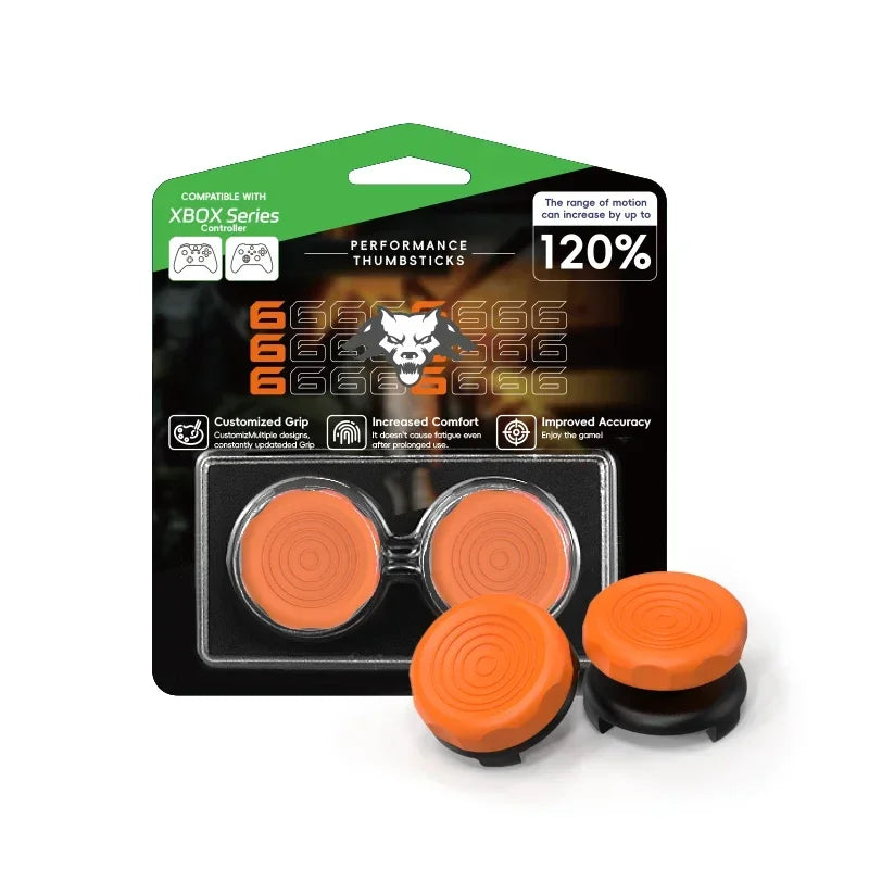 FPS Thumb Grips - High-Rise Analog Stick Caps for PS4/PS5/Xbox Controllers