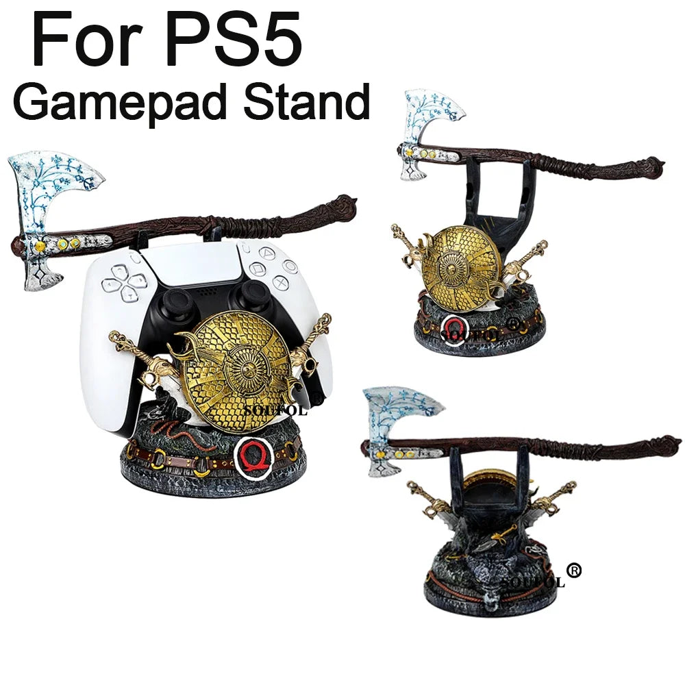 God of War Controller Stand - Premium Gamepad Holder for PS5, Xbox & PS4