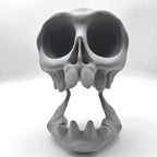 Skull Gaming Stand - 3D Printed Headset & Controller Holder for PS5 PS4 Xbox Desktop Organiser