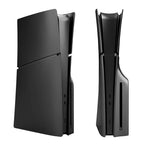 PS5 Slim Replacement Shell - Black Faceplate Cover for PlayStation 5 Slim Digital & Disc Edition