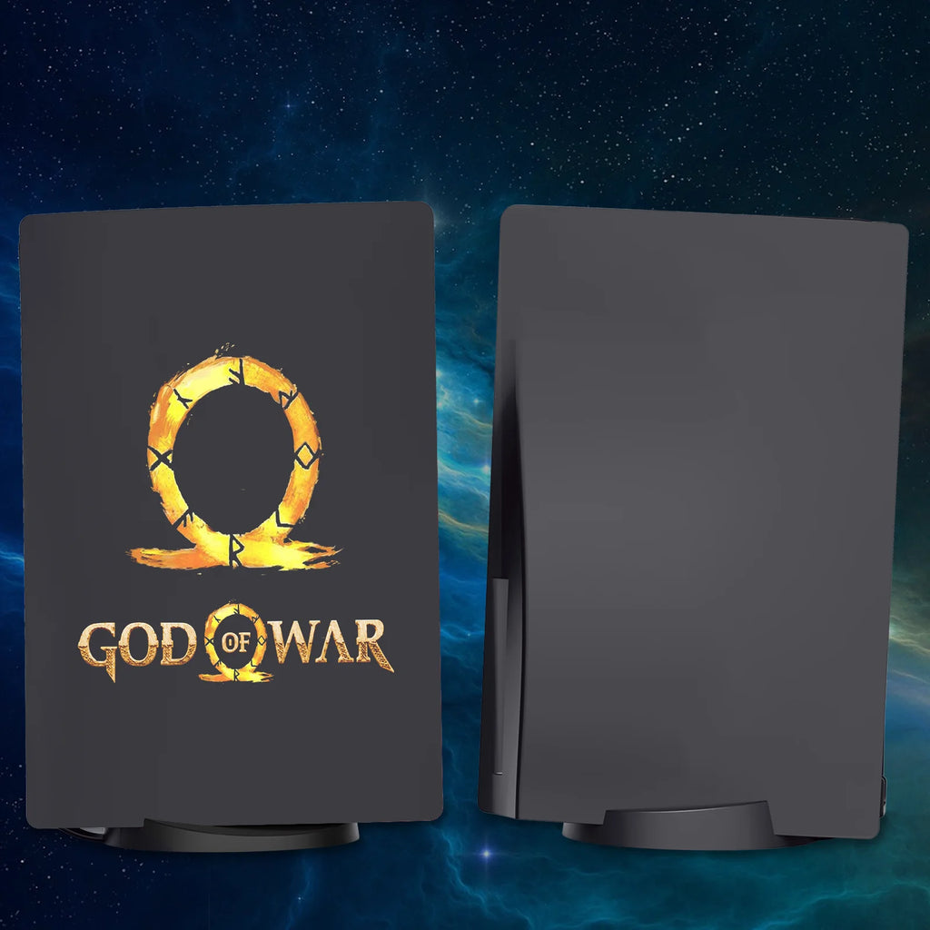 God of War PS5 Console Plates - Custom Faceplate Cover Panels for PlayStation 5 Disc & Digital Edition