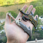 God of War Keychain - Thor's Hammer Mjolnir for Collectors