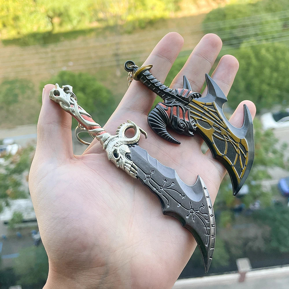 God of War Keychain - Thor's Hammer Mjolnir for Collectors