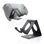 Universal Handheld Gaming Stand - Heavy Metal Base, Silicone Grip for Switch 2, Steam Deck & ROG Ally