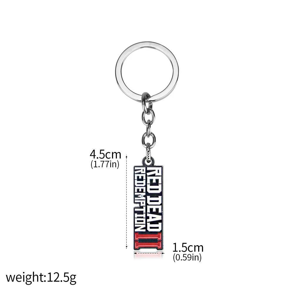 Arthur Morgan Revolver Keyring - Stylish Accessory for RDR2 Fans