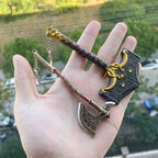 God of War Keychain - Thor's Hammer Mjolnir for Collectors