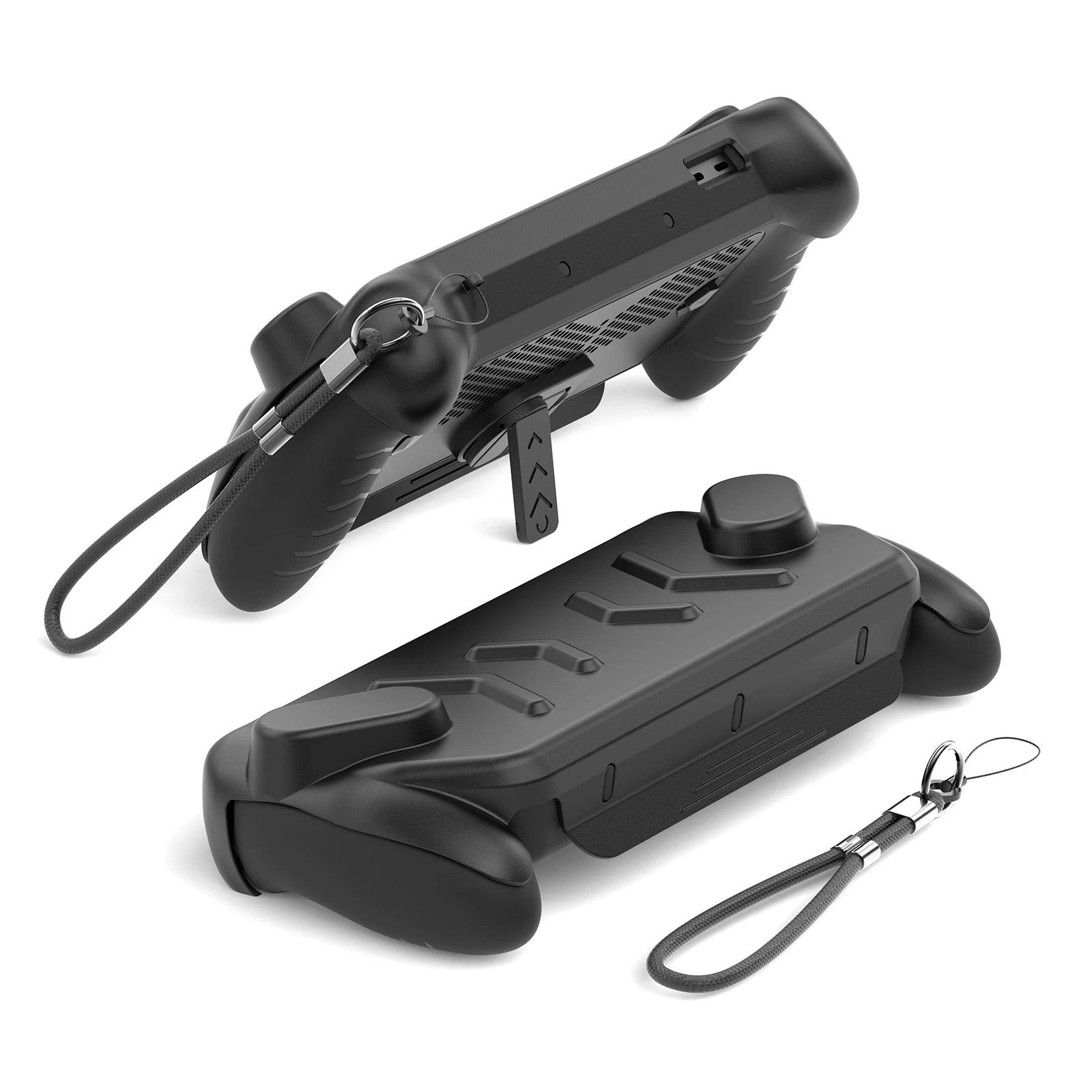 ROG Ally & Ally X Grip Case with Kickstand - 360° Protection, High-Grip Texture & Metal Stand