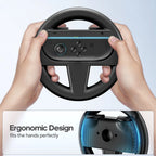 Switch 2 Racing Wheel for Joycon - Ergonomic Steering Wheel with 360° Rotation & Paddle Shift | NS2 Gaming