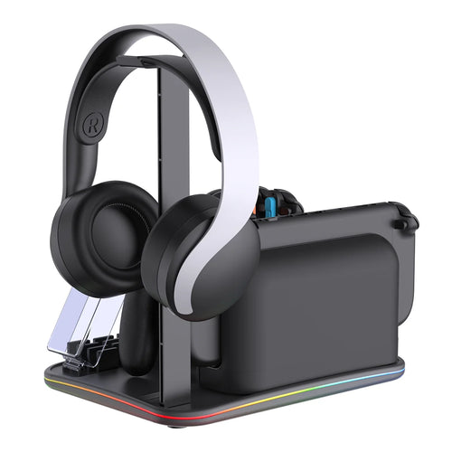 12-in-1 Charging Dock for Switch 2 & Switch - Ultimate Gaming Station with RGB Light, Cooling Fan & 8 Joy-Con Charger