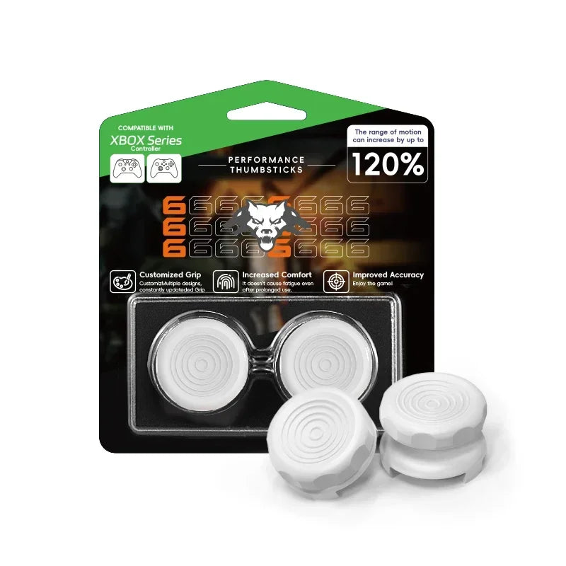 FPS Thumb Grips - High-Rise Analog Stick Caps for PS4/PS5/Xbox Controllers