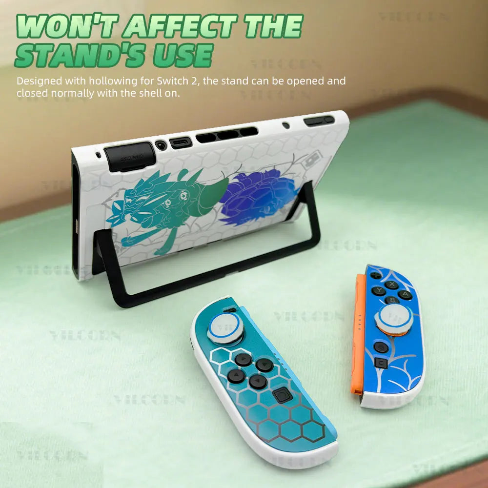 Pokémon Legends Z-A Switch 2 Protective Case - Hard Shell Cover for Nintendo Switch 2 Console & Dock