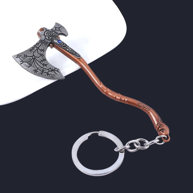 God of War Keychain - Thor's Hammer Mjolnir for Collectors