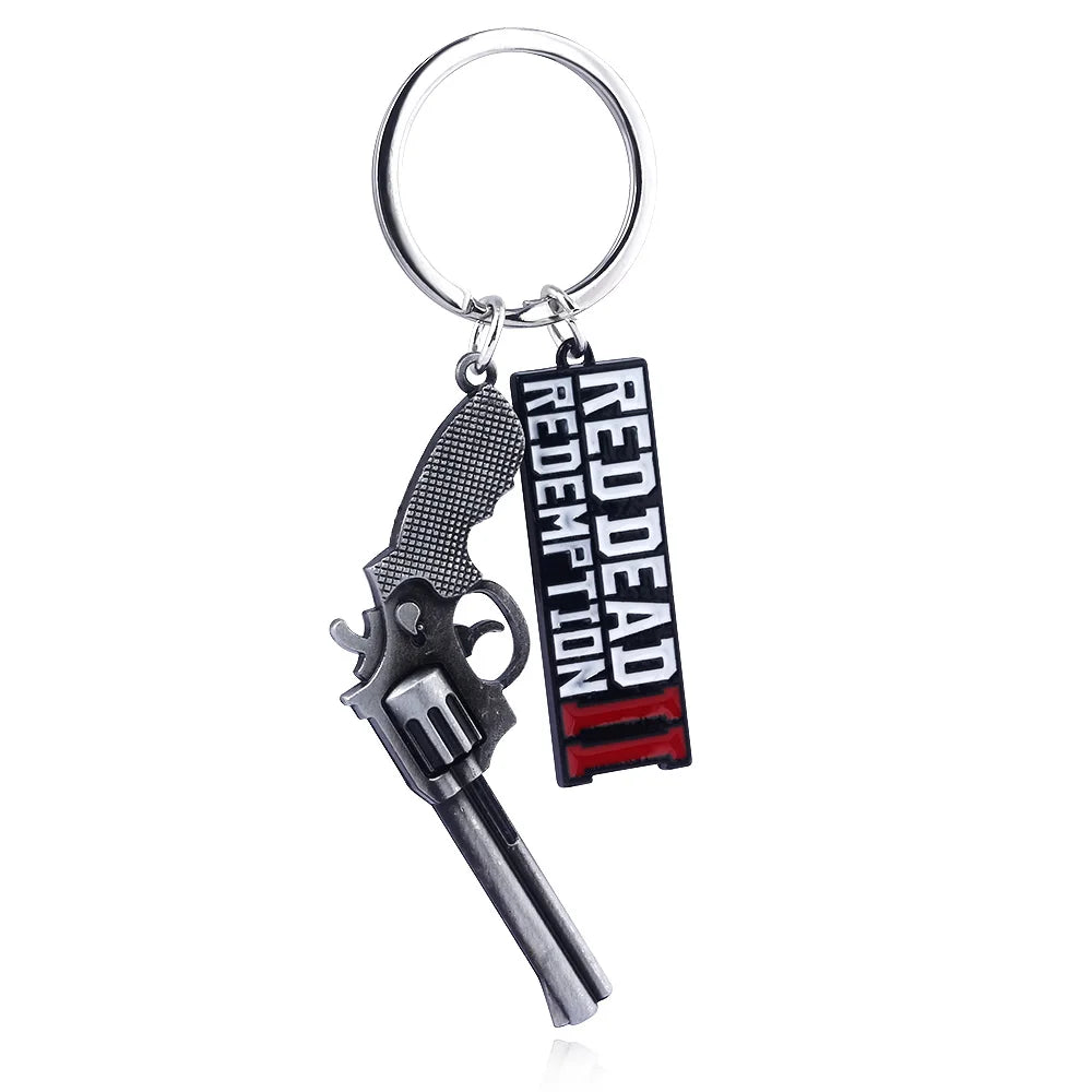 Arthur Morgan Revolver Keyring - Stylish Accessory for RDR2 Fans