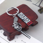Arthur Morgan Revolver Keyring - Stylish Pendant for Gamers