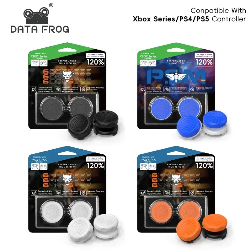 FPS Thumb Grips - High-Rise Analog Stick Caps for PS4/PS5/Xbox Controllers