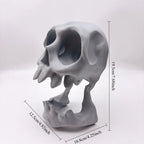 Skull Gaming Stand - 3D Printed Headset & Controller Holder for PS5 PS4 Xbox Desktop Organiser
