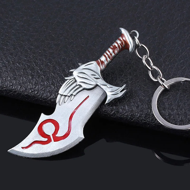 God of War Keychain - Thor's Hammer Mjolnir for Collectors