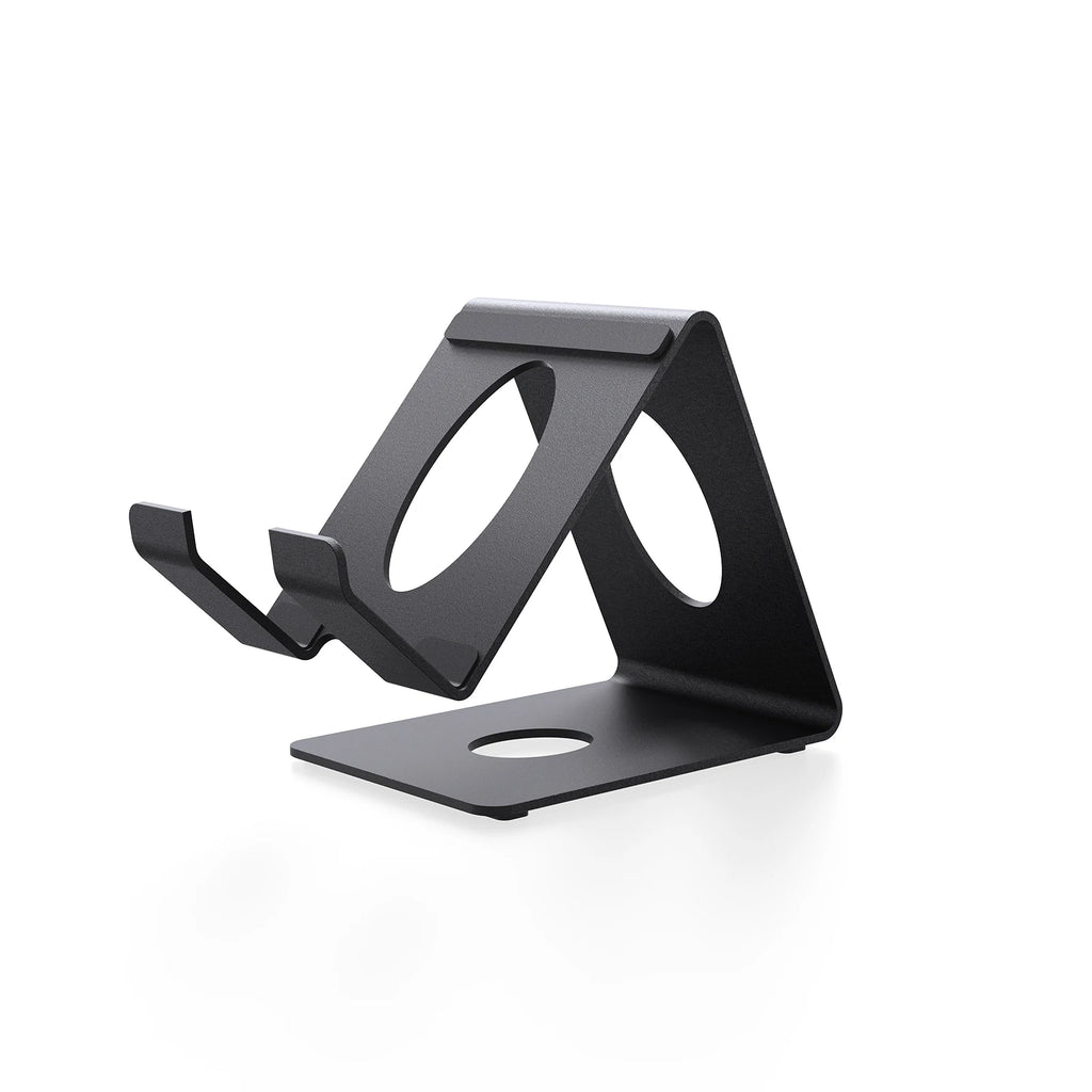 Universal Handheld Gaming Stand - Heavy Metal Base, Silicone Grip for Switch 2, Steam Deck & ROG Ally