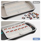 Switch 2 Hard Shell Carrying Case - EVA Armor, Velvet Interior & 12 Game Card Slots