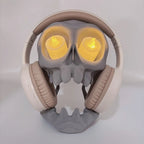 Skull Gaming Stand - 3D Printed Headset & Controller Holder for PS5 PS4 Xbox Desktop Organiser