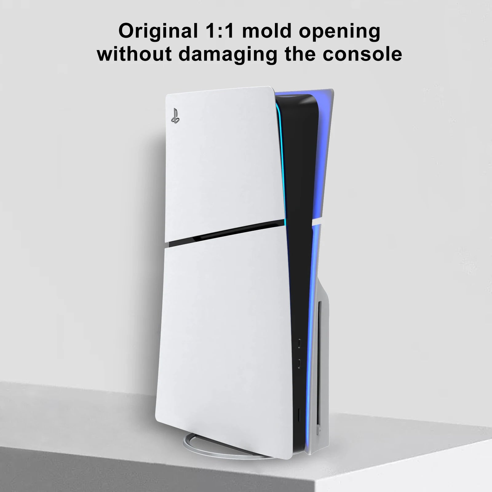 PS5 Slim Vertical Stand - Metal Base with Screw for PlayStation 5 Slim Console