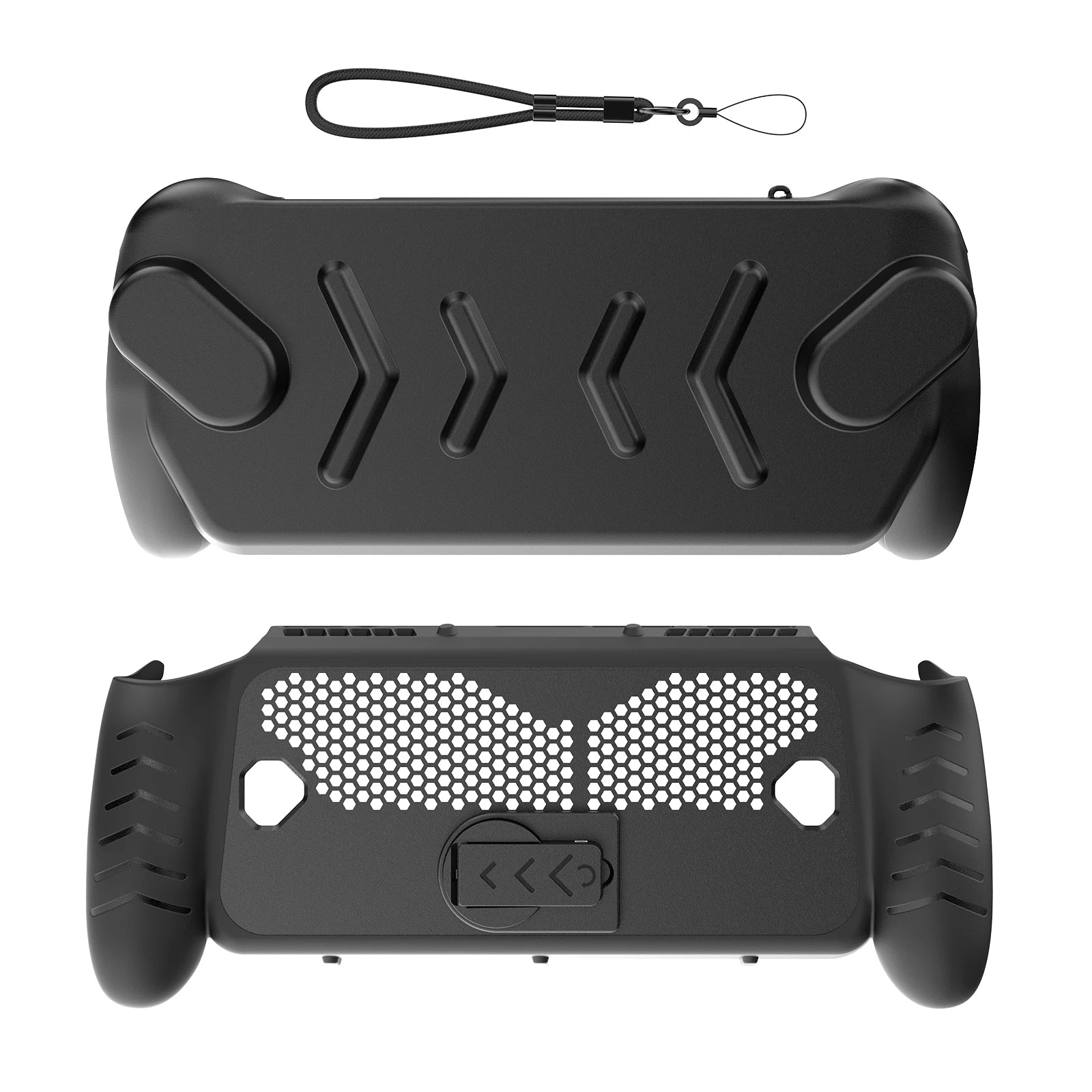 ROG Ally & Ally X Grip Case with Kickstand - 360° Protection, High-Grip Texture & Metal Stand