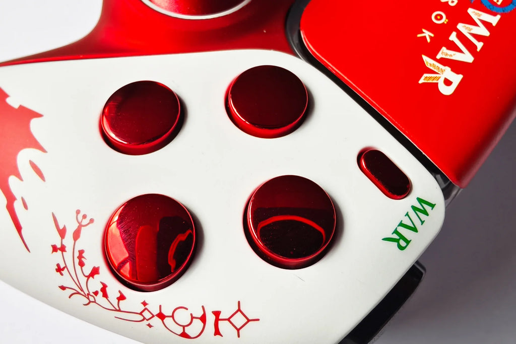 God of War Ragnarök PS5 Controller Shell - Custom Replacement Cover for DualSense BDM-010/020/030/040/050