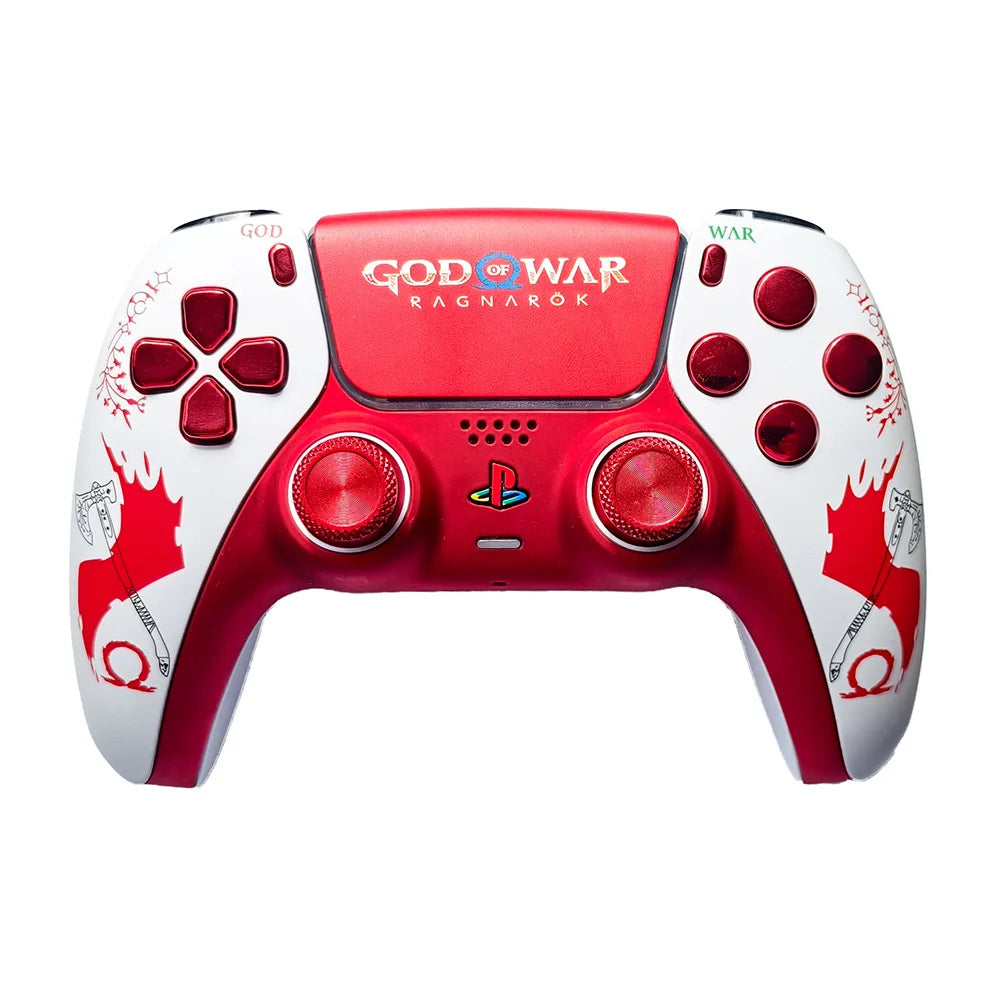 God of War Ragnarök PS5 Controller Shell - Custom Replacement Cover for DualSense BDM-010/020/030/040/050