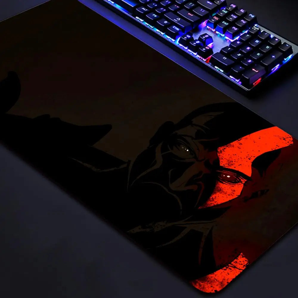 God of War Gaming Mouse Pad - Large Extended Desk Mat with Non-Slip Rubber Base