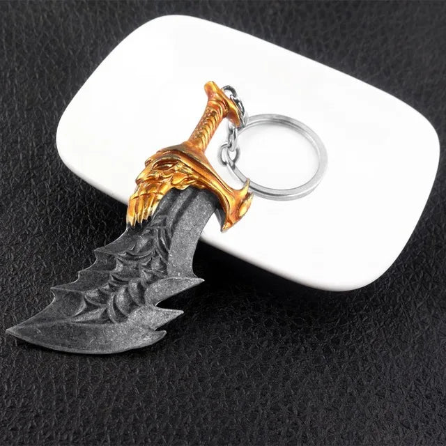 God of War Keychain - Thor's Hammer Mjolnir for Collectors
