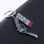 Arthur Morgan Revolver Keyring - Stylish Pendant for Gamers
