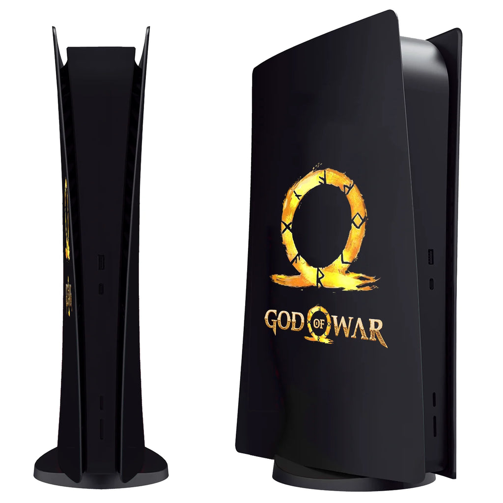 God of War PS5 Console Plates - Custom Faceplate Cover Panels for PlayStation 5 Disc & Digital Edition
