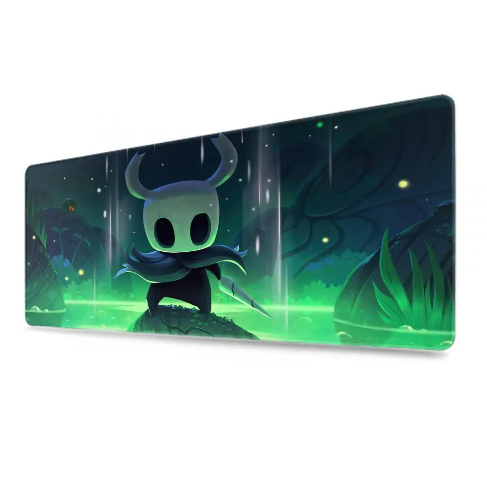 Hollow Knights Gaming Mouse Pad – XXL Desk Mat with Stitched Edges & Non-Slip Rubber Base
