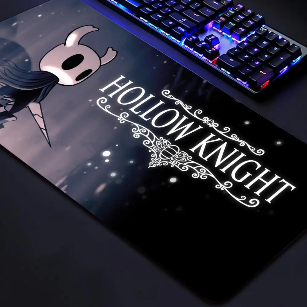 Hollow Knights Gaming Mouse Pad – XXL Desk Mat with Stitched Edges & Non-Slip Rubber Base