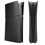 PS5 Slim Replacement Shell - Black Faceplate Cover for PlayStation 5 Slim Digital & Disc Edition