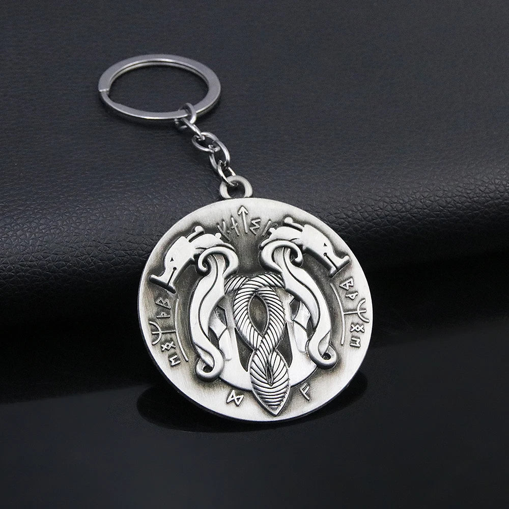God of War Keychain - Thor's Hammer Mjolnir for Collectors