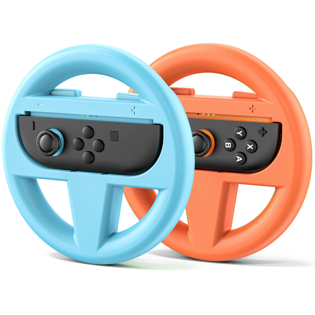 Switch 2 Racing Wheel for Joycon - Ergonomic Steering Wheel with 360° Rotation & Paddle Shift | NS2 Gaming