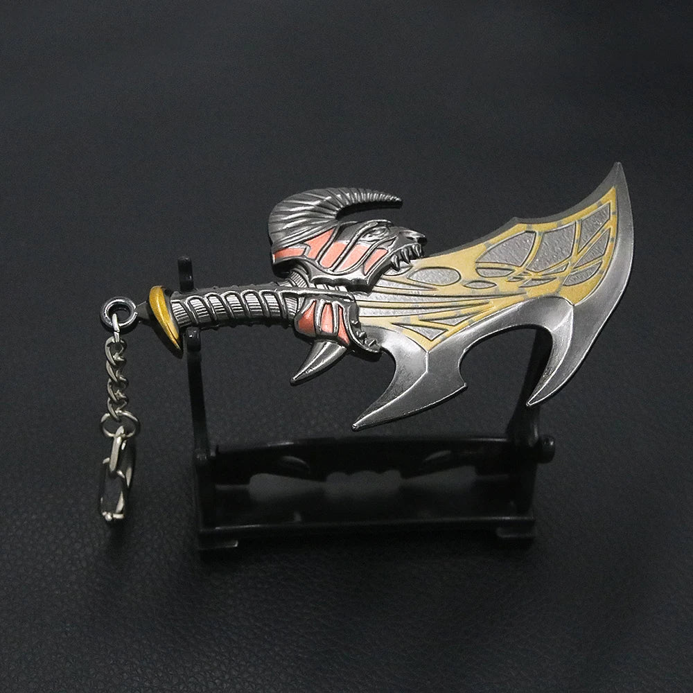 God of War Keychain - Thor's Hammer Mjolnir for Collectors
